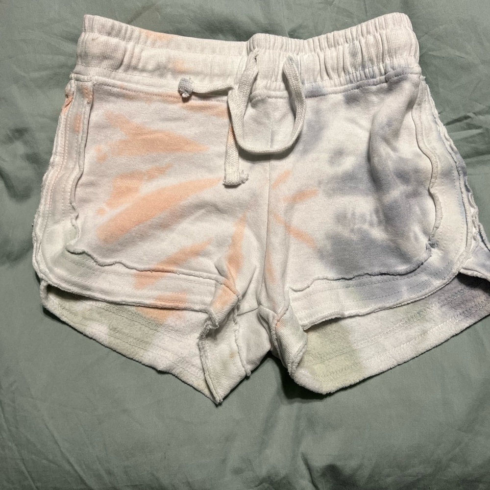 Dreamsicle sweat short tie dye